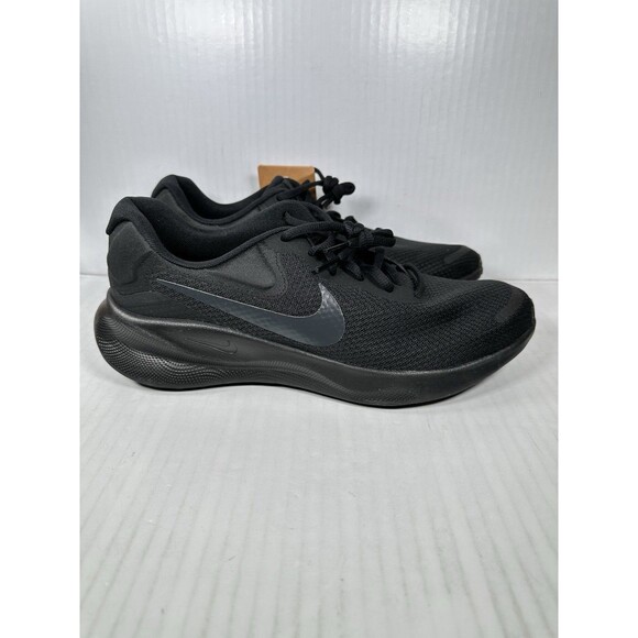 Size 10 Nike Revolution 7 Black Running Shoes Sneakers Mens FB2207-005 NEW - Picture 1 of 8
